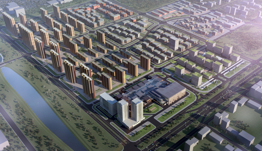 北湖科技城 建筑表现效果图|建筑\/空间|三维|SS