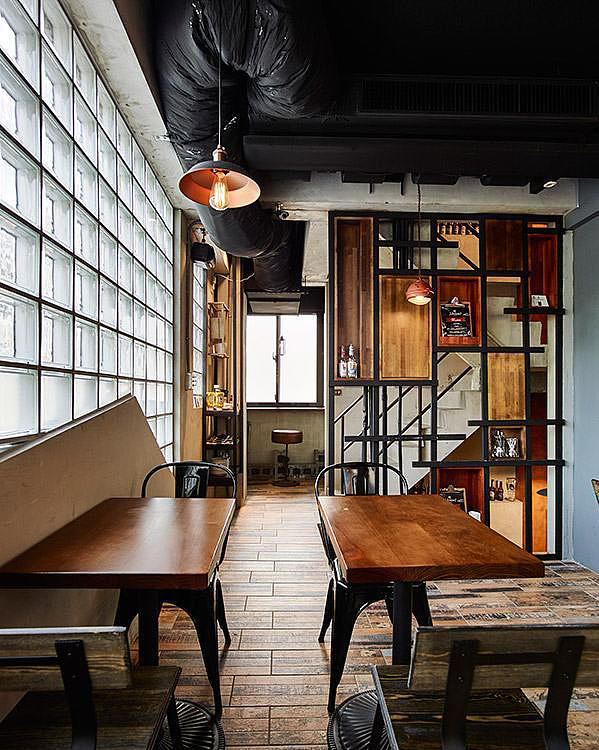 郑州工业风主题餐厅设计公司|空间|室内设计|勃