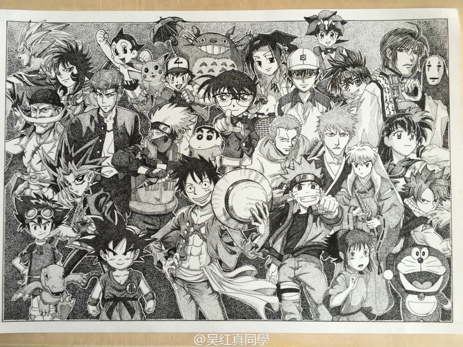 日漫合集点绘|绘本|动漫|吴红真同学 - 原创设计作品 - 站酷 (ZCOOL)