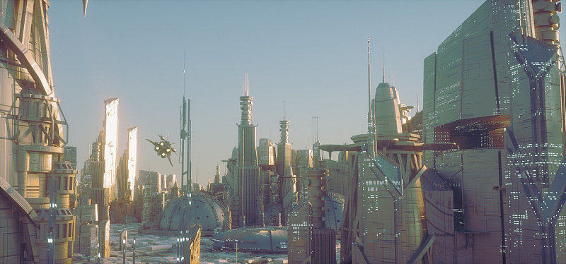 进阶项目——c4d octane制作大型未来科幻城市场景 渲染