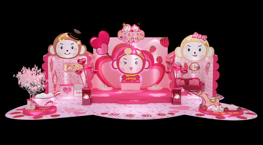 2016成都茂业百货新春美陈|展示\/橱窗\/店面设计