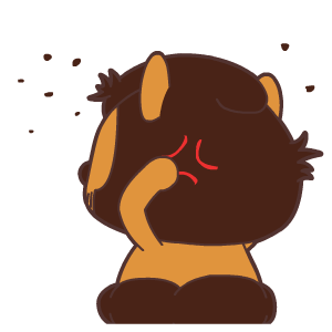 毛毛熊蓝瘦香菇表情——翔通动漫