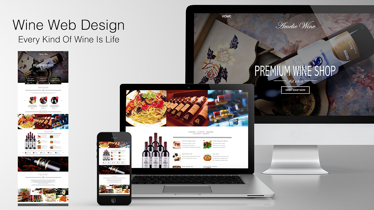 wine <strong>website<\/strong> design