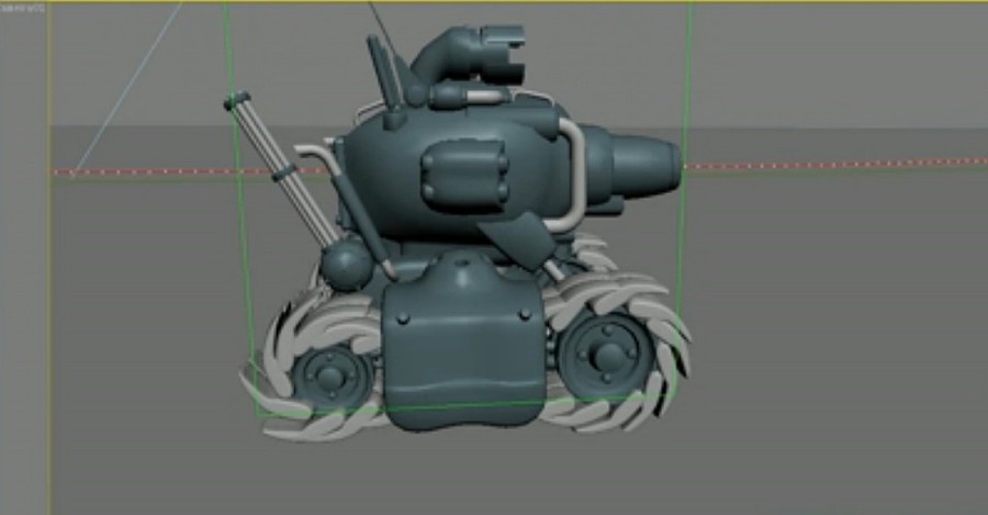 合金弹头坦克动画|建筑设计|空间\/建筑|千叶问问