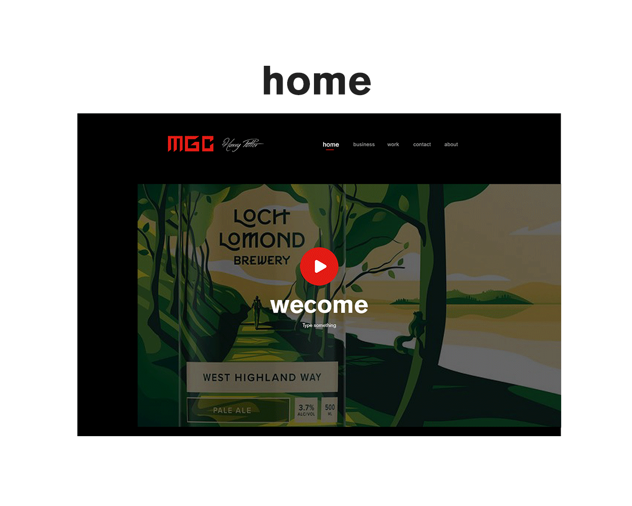 my —design studio website|网页|个人网站|文世界 - 原创作品