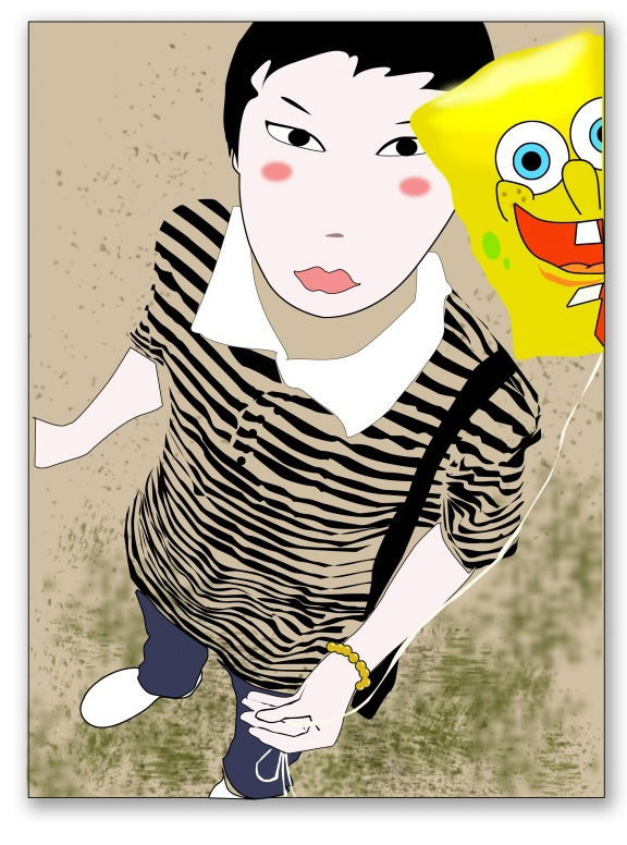 自画像神纪漫画枪四格图片