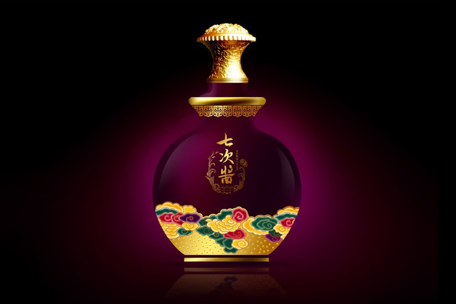 高档白酒瓷瓶|包装|平面|钱云平 - 原创设计作品