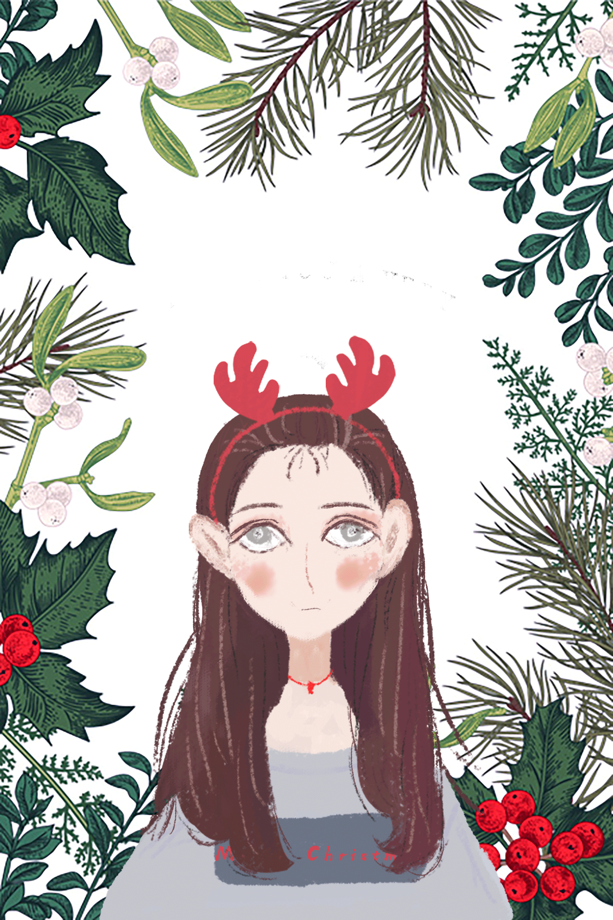 圣诞节gif插画练习