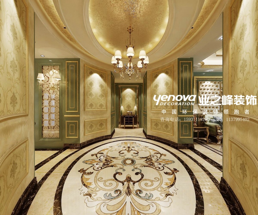 府186平米户型-欧式奢华-石家庄业之峰装饰|室