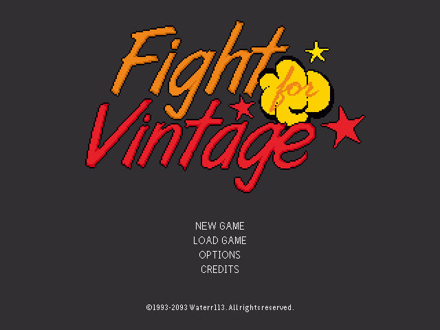 8bit game animation - 《fight for vintage》