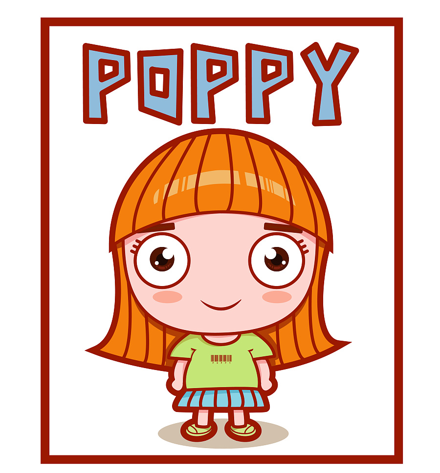 poppy表情包|动漫|网络表情|披萨卷er - 原创作品