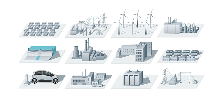 光伏能源系统图标|图标|UI|合肥不肥 - 原创设计