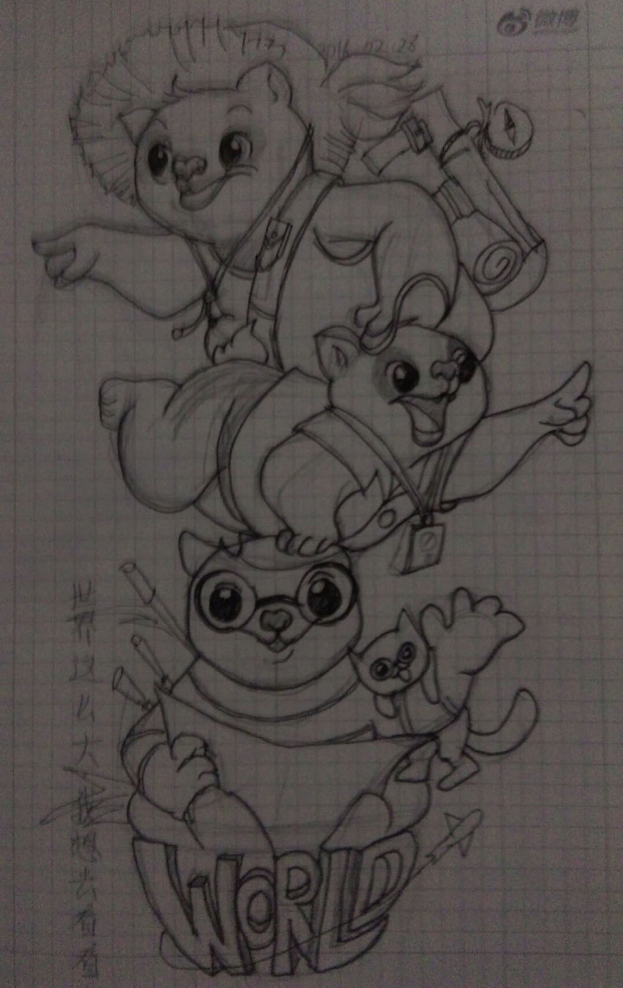 每天一画系列手绘|单幅漫画|动漫|穿上水晶鞋 -