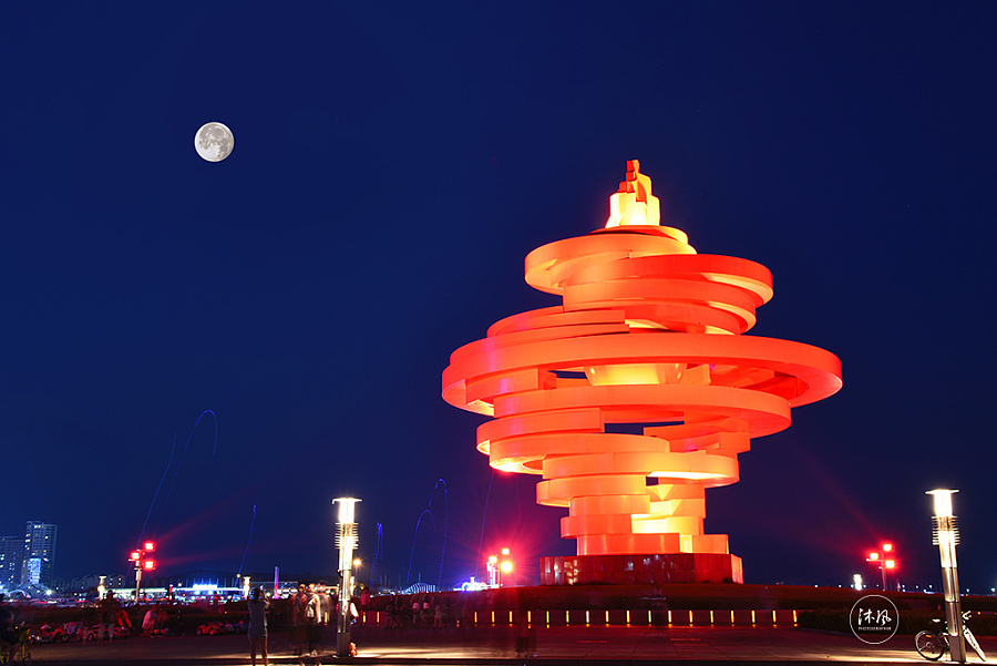 青岛五月的风夜景摄影|环境\/建筑|摄影|沐风檀月