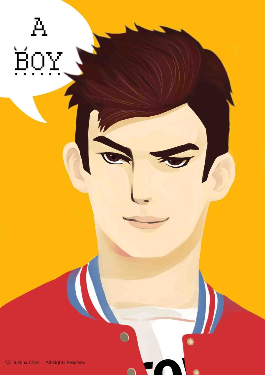 I am a bad boy|绘画习作|插画|珺仔 - 原创设计作