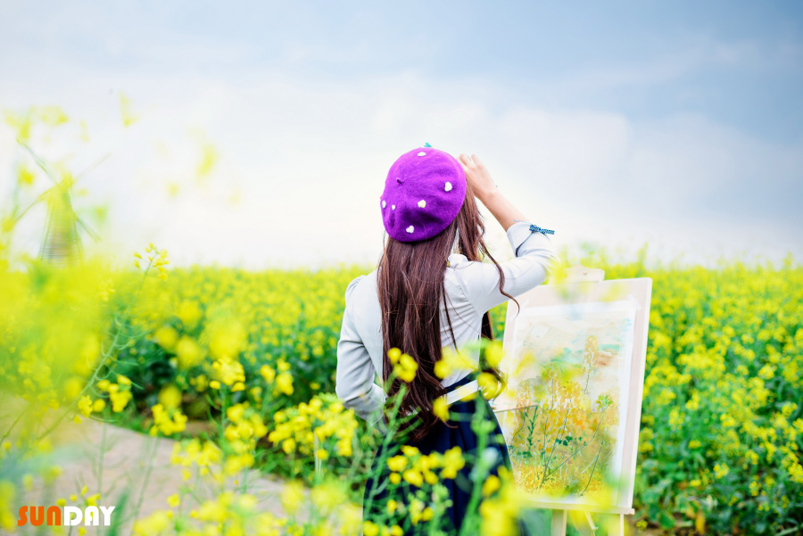 心中有花,张开眼睛便看见阳光|人像|摄影|sunda