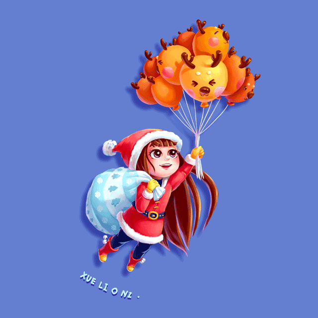 【雪梨oni】圣诞节习作|插画|创作习作|雪梨oni