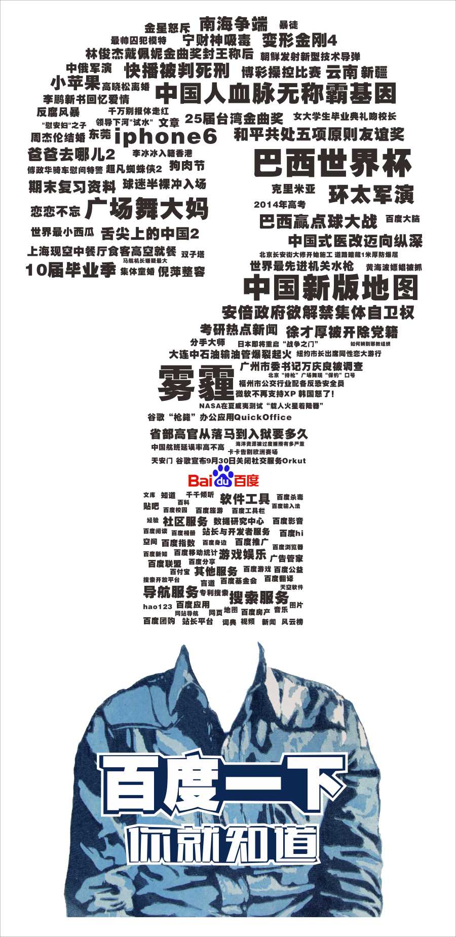 脑袋中的问号、脑袋中的叹号|海报|平面|老约翰