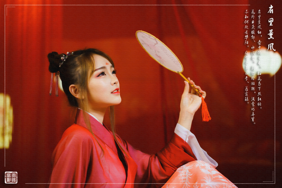 伊人红妆_二十四诗|人像|摄影|itenchi - 原创设计