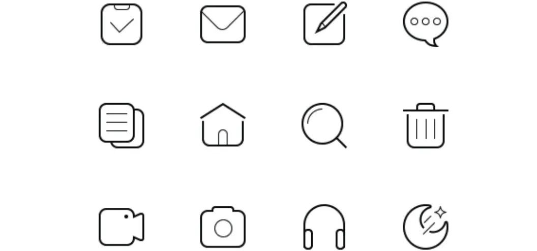 优秀的图标设计不仅拥有自己的特色,而且能清晰地表现出信息内容,以最