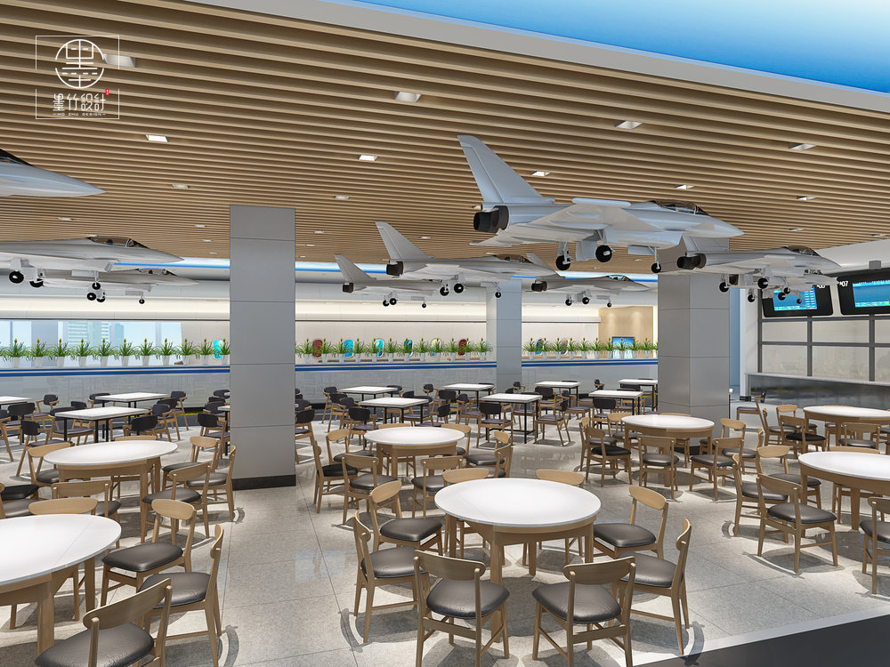 西安航空学院大学食堂设计 | 重庆餐厅设计公司