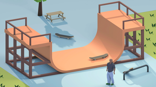 滑板|三维|动画/影视|gao29 - 临摹作品 - 站酷 (zcool)