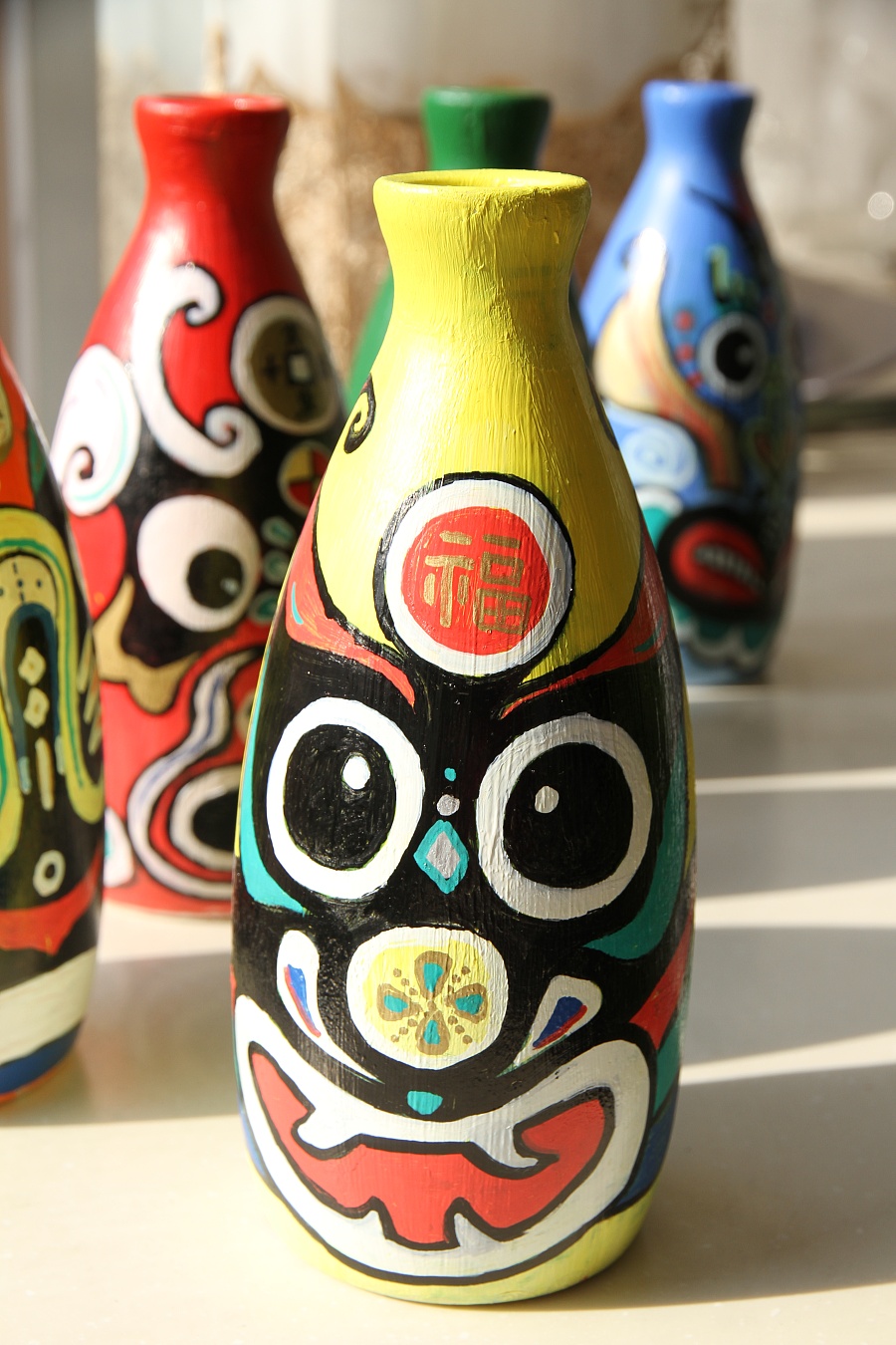 民俗瓶绘系列|涂鸦\/潮流|插画|小二黑拔牙 - 原创