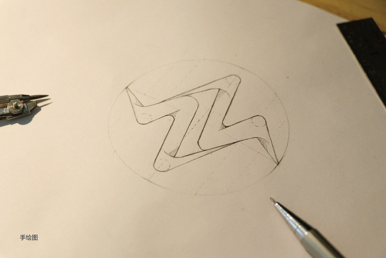 logo设计手绘图