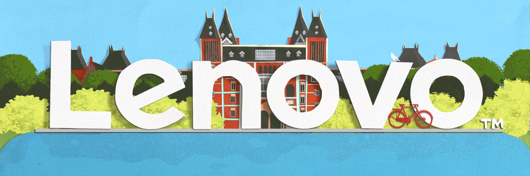 lenovo logo视觉延展gif