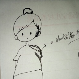 随便画点,中性笔画的就没改