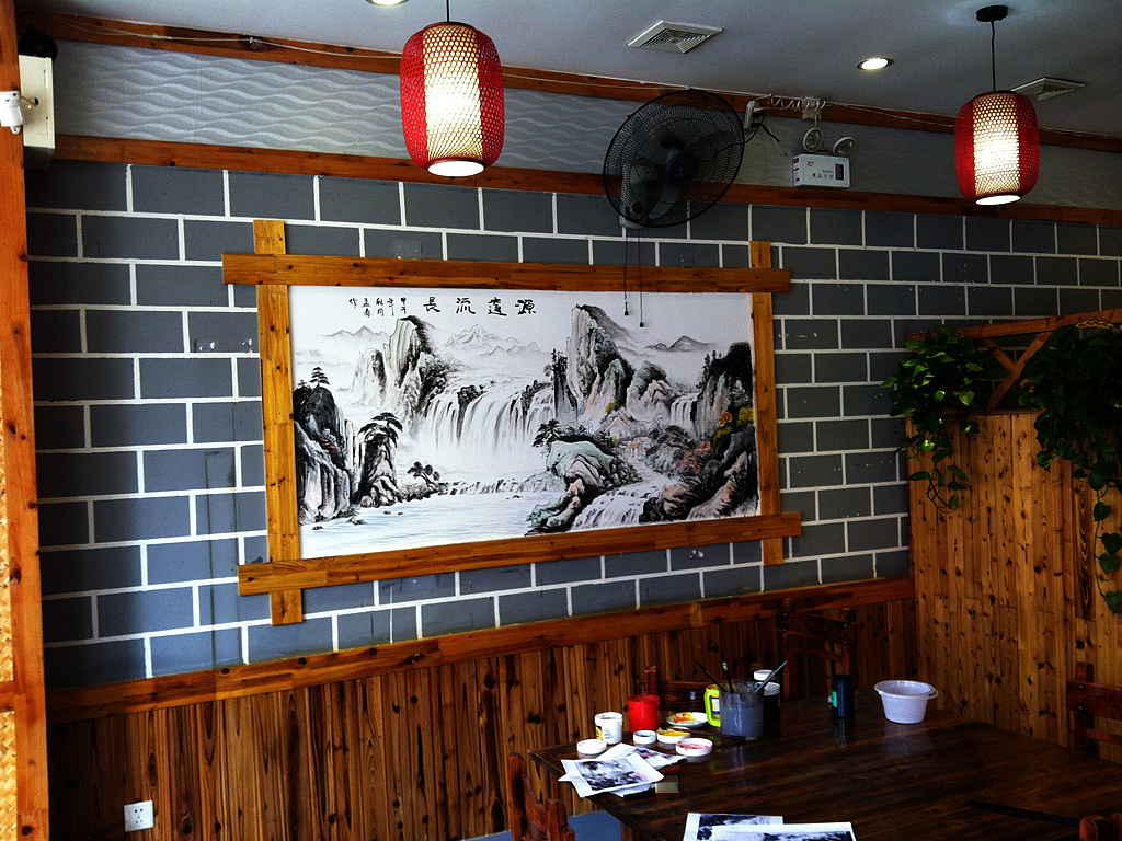 湘里人家餐饮店-墙壁彩绘