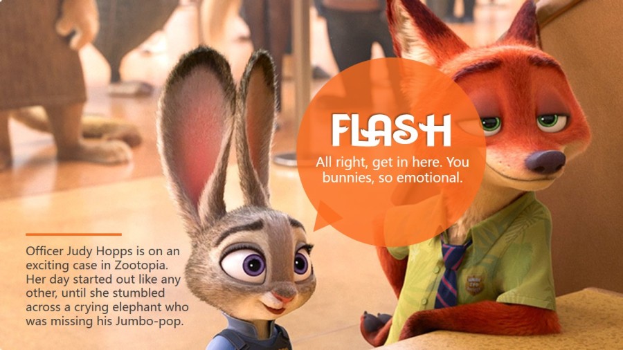 疯狂动物城主题PPT模板|PPT\/演示|平面|Danie