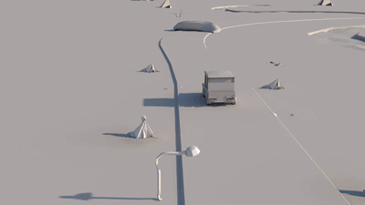 思设计圈今天的教程又更新了,今天教给大家做一个生长的折纸城市动画