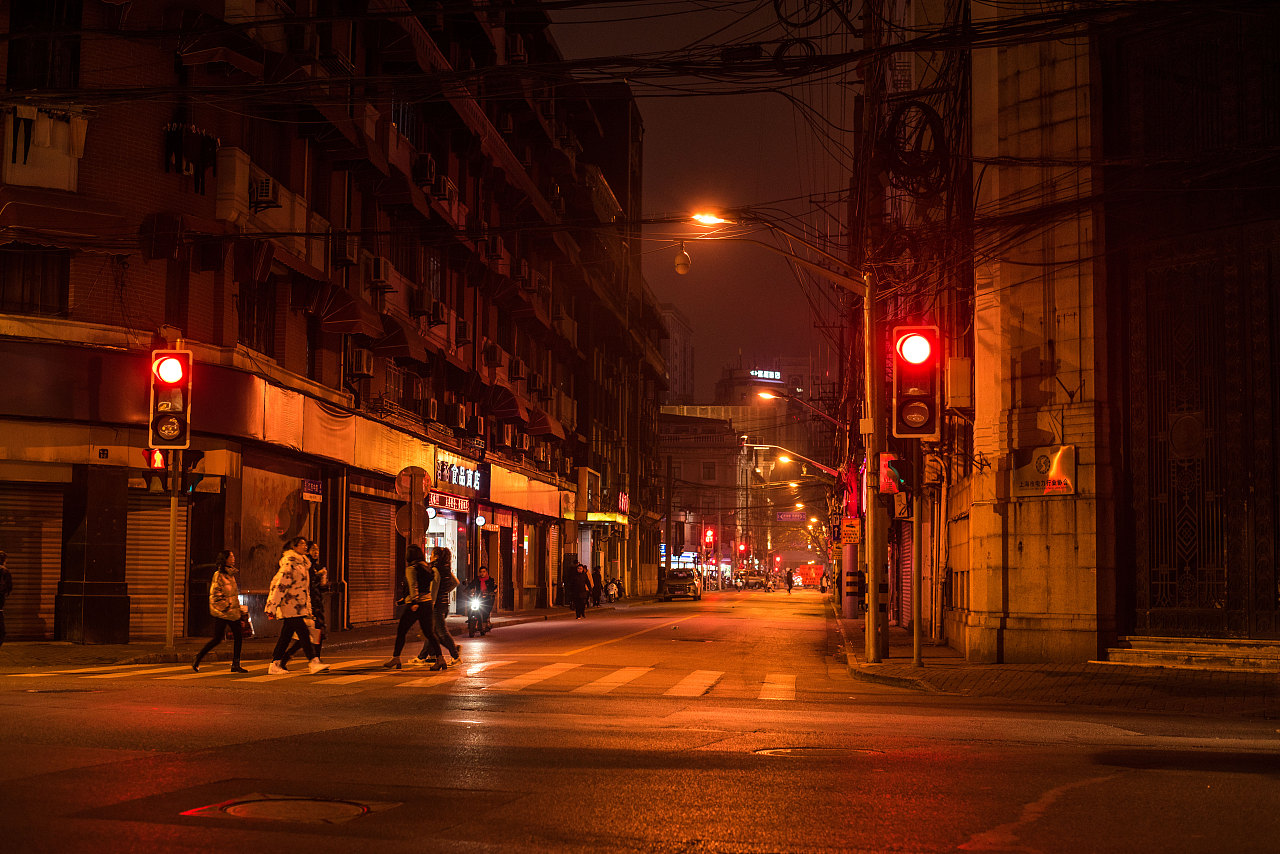 上海夜景街拍|摄影|人像|漂浮的小鹿 - 原创作品
