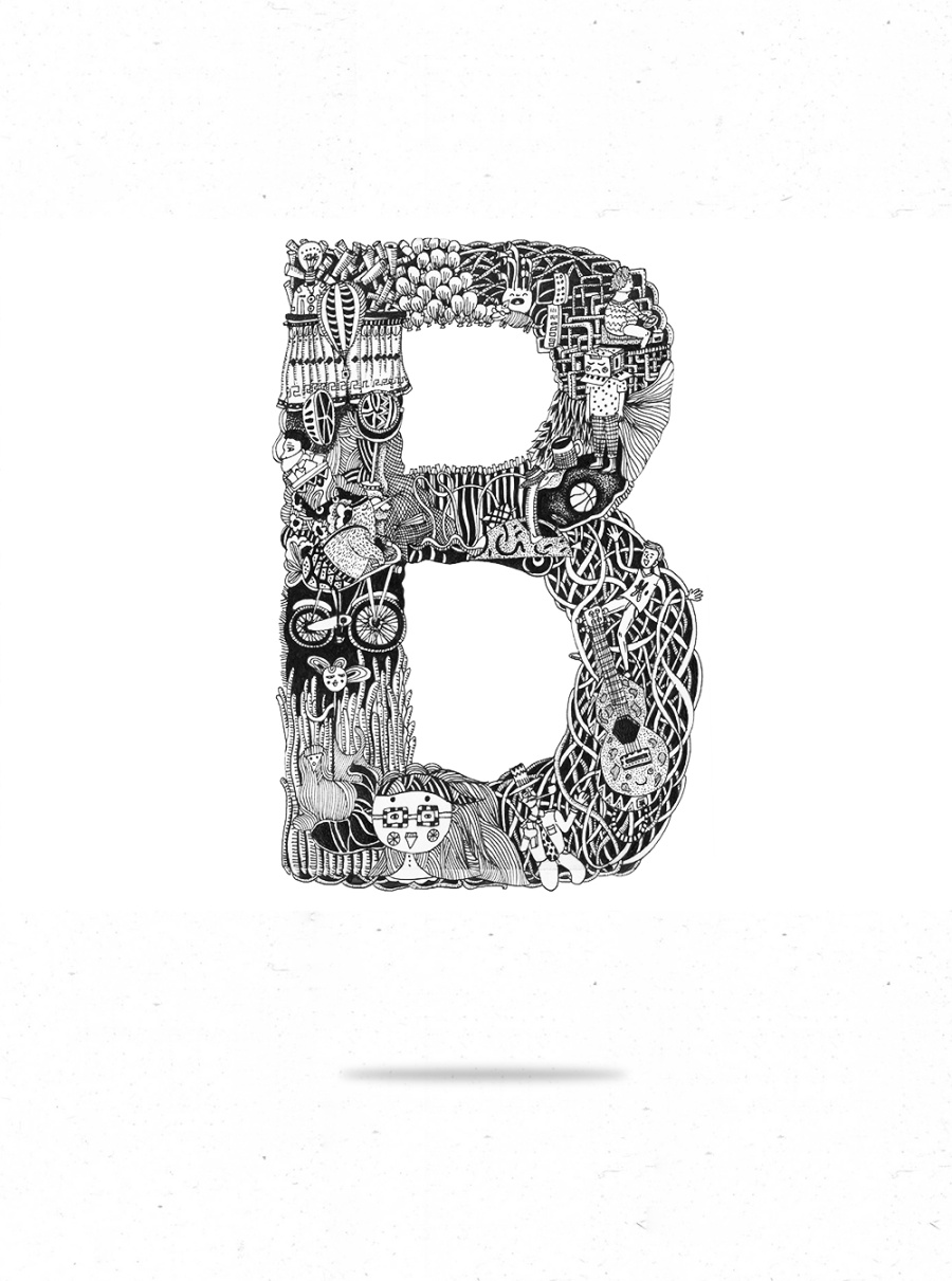 一些英文字母的臆想|其他绘画|插画|苏小次 - 原