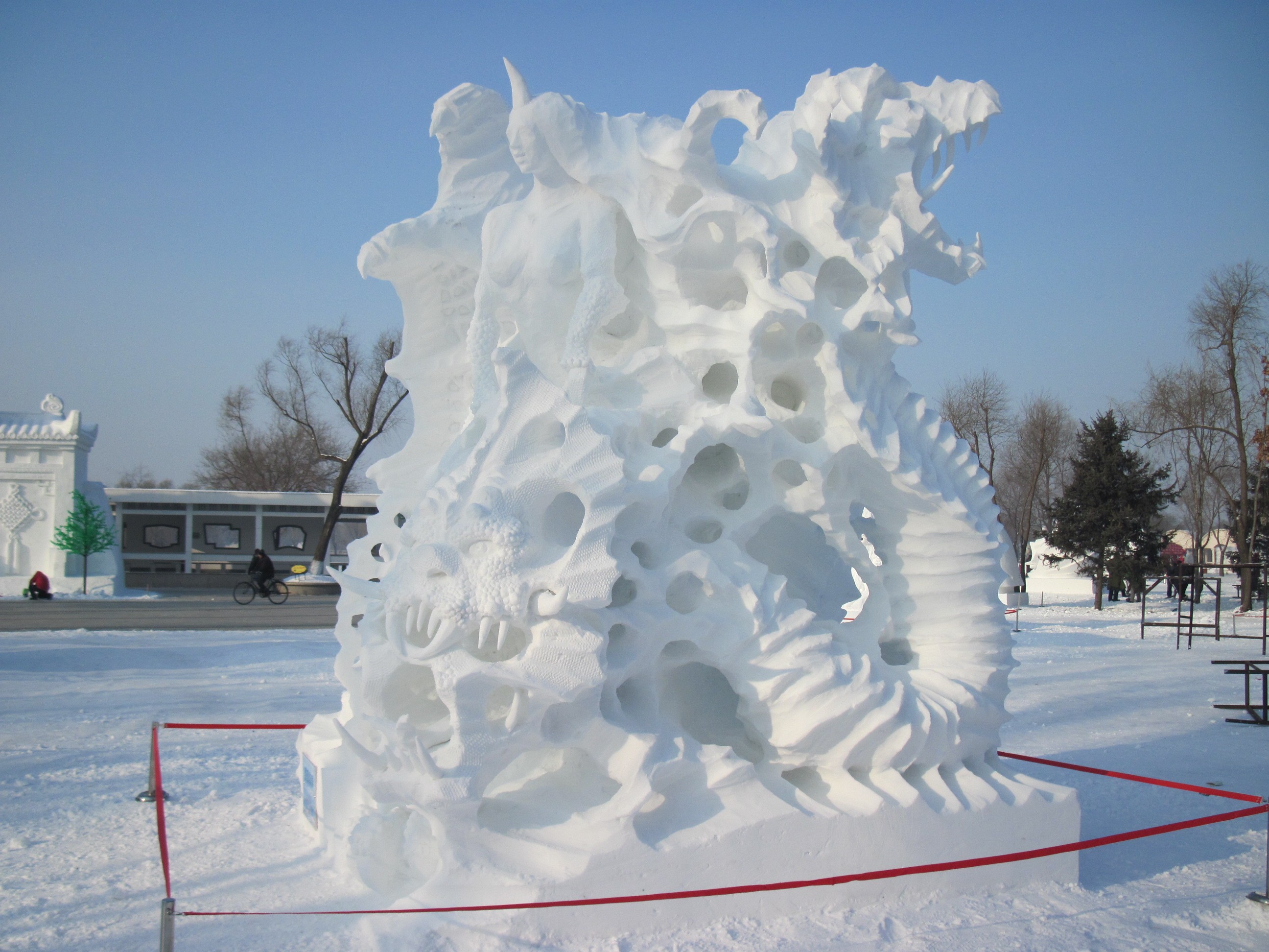 2020国际冰雕比赛作品|手工艺|其他手工艺|韩远广 - 原创作品 - 站酷 (ZCOOL)