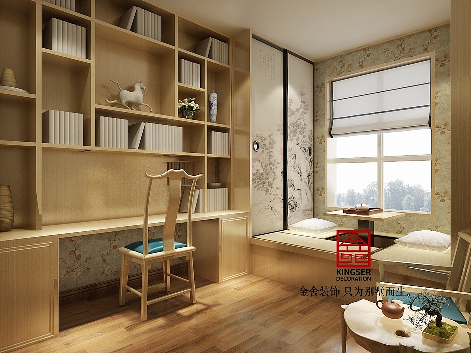 石家庄德贤公馆212新中式案例效果图