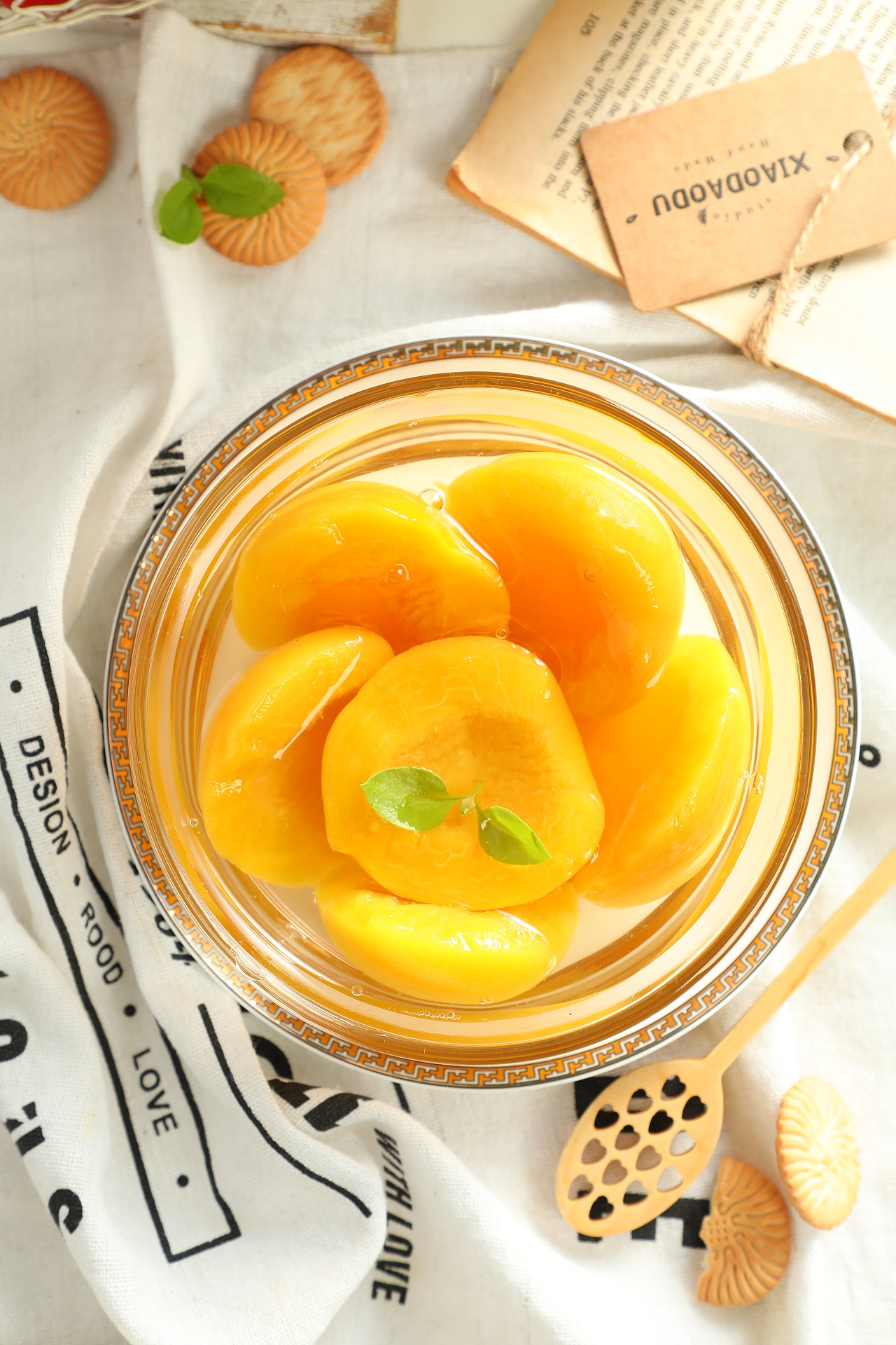 黄桃罐头 美食摄影 产品