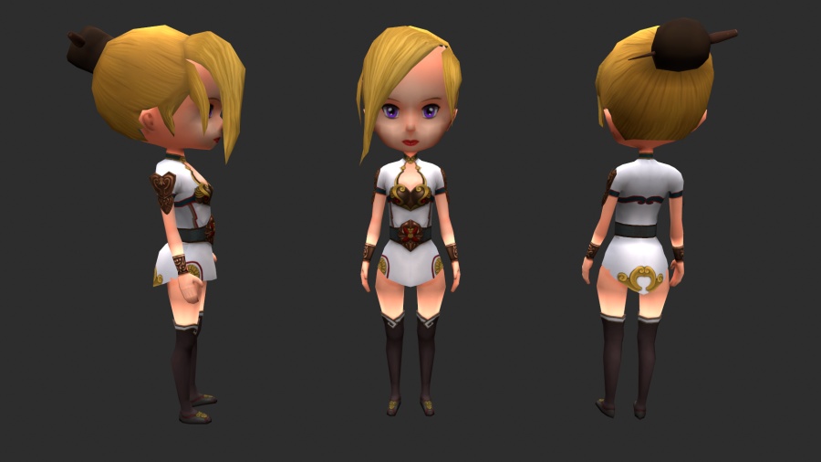 三维模型1|人物\/生物|三维|四爷和大猫 - 原创设