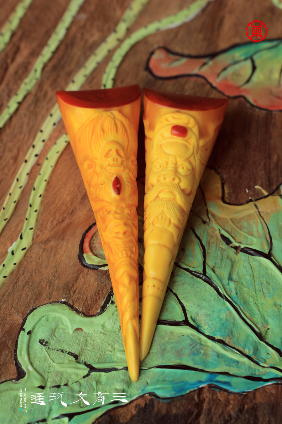 三商文玩汇-鹤顶红鸟嘴钟馗|静物|摄影|中国三道