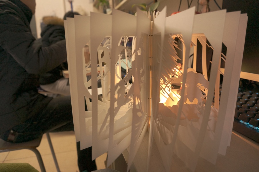 魔兽世界主题纸雕立体书|其他手工|手工艺|冯温