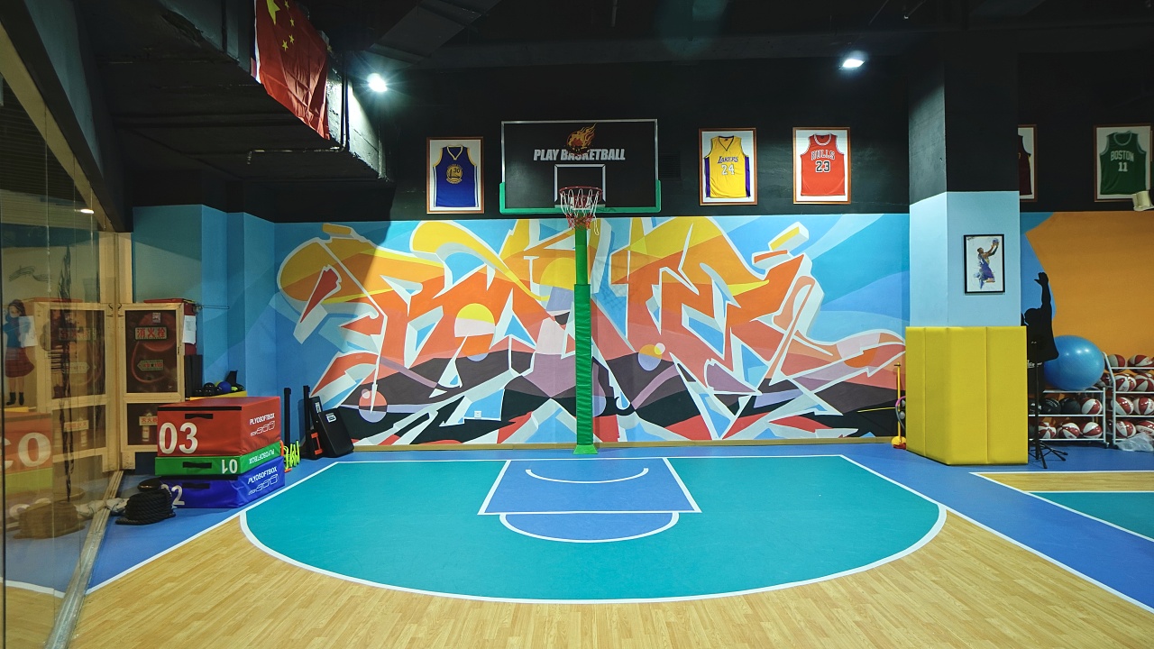 空间设计苏州星战王篮球俱乐部场馆设计