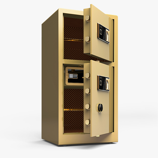 指纹保险柜 密码保险箱 防盗 产品渲染 3D建模