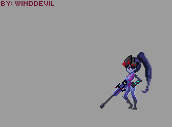 猎空vs黑百合|动漫|动画片|winddevil - 原创作品