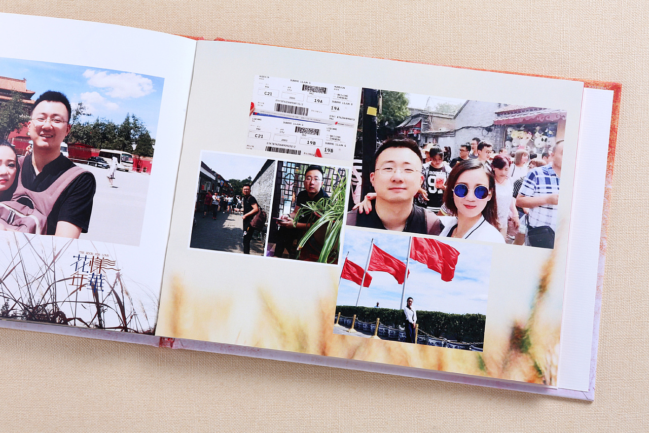 广州情侣周年纪念册设计制作-原创设计制作情