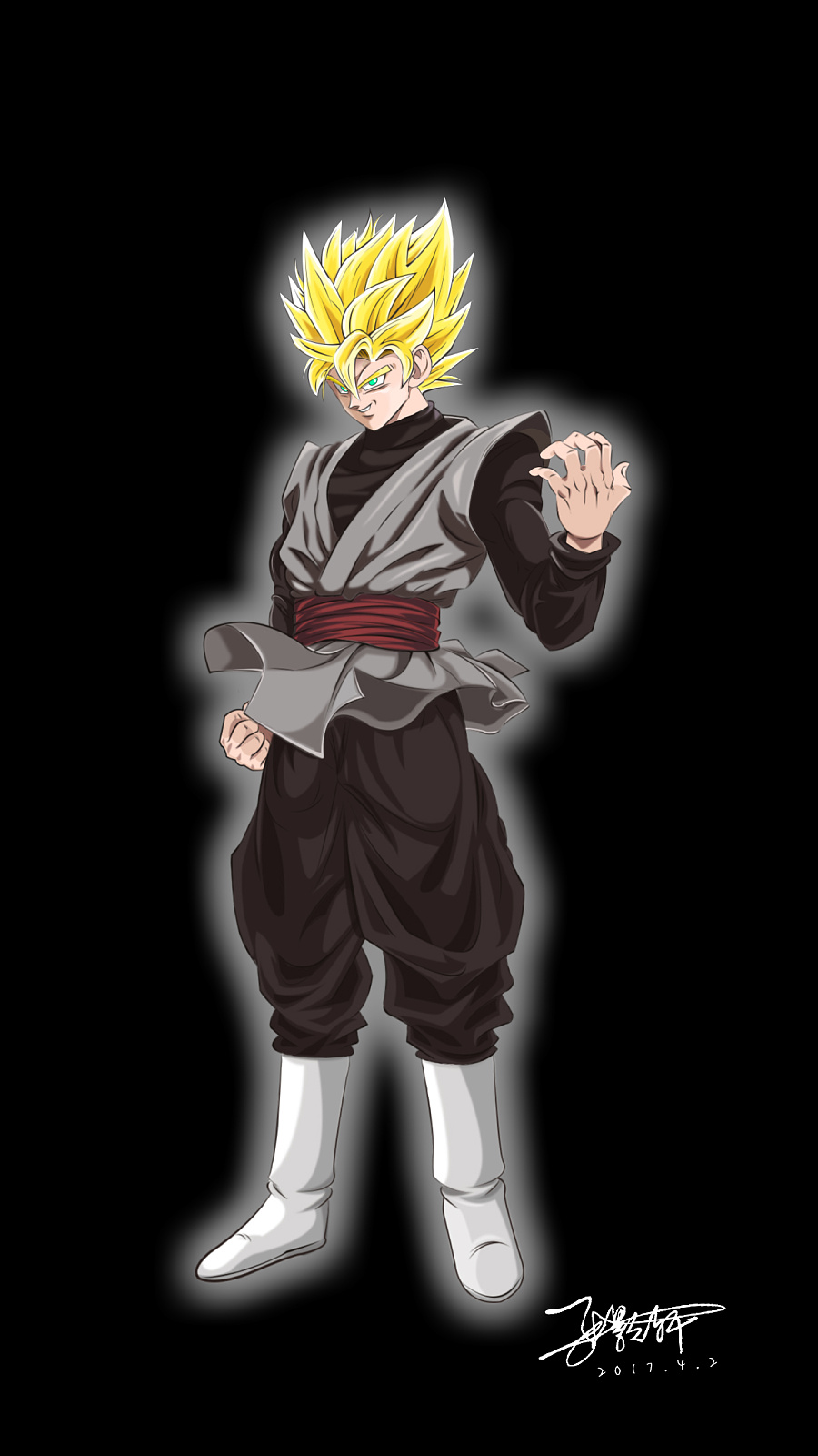 无良造物-插画习作 超赛二阶黑悟空|插画习作|插画|Rangers酉 - 原创设计作品 - 站酷 (ZCOOL)