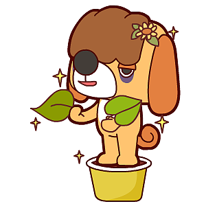 疲倦狗表情——翔通动漫