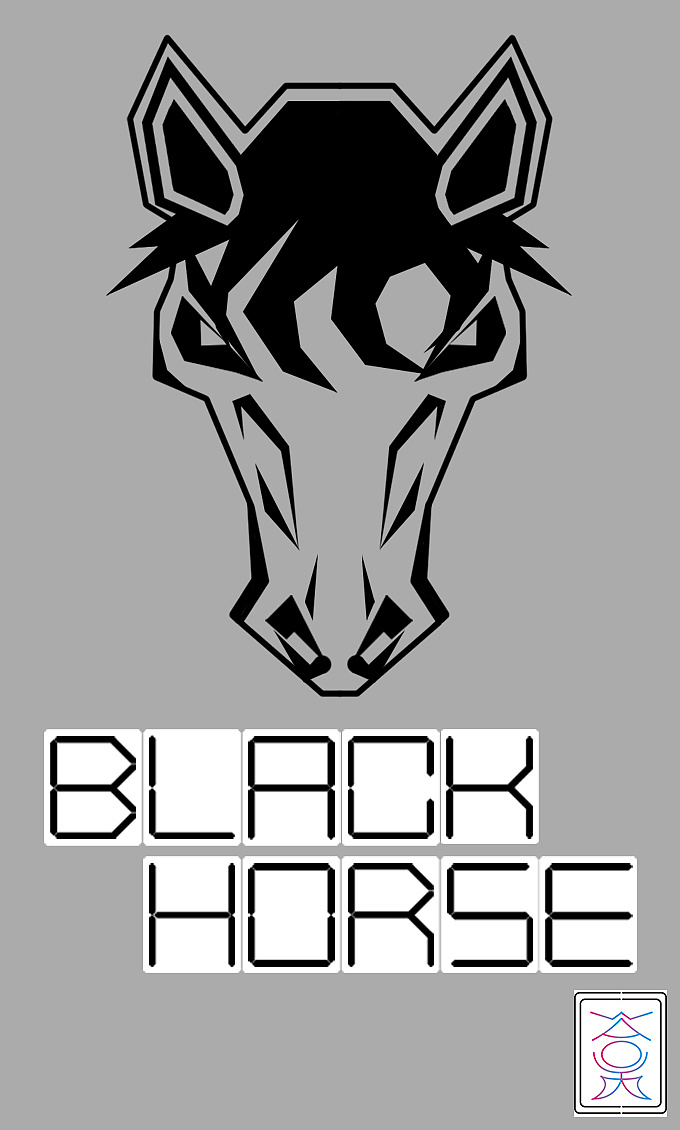 标志设计——黑马