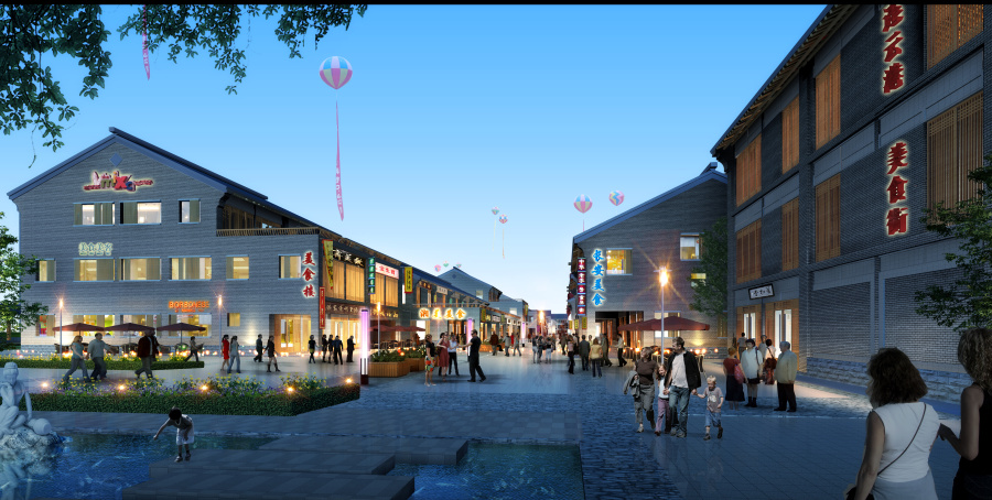 连云港美食街|建筑设计|空间\/建筑|Lexizhu - 原创