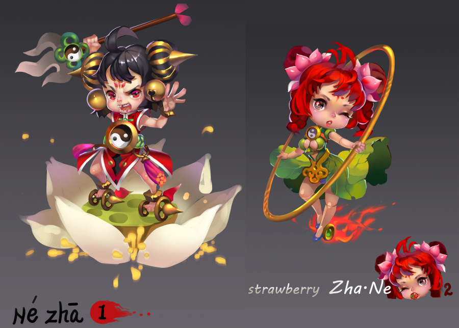 2015 worktime-Q版|商业插画|插画|何轩1988 - 